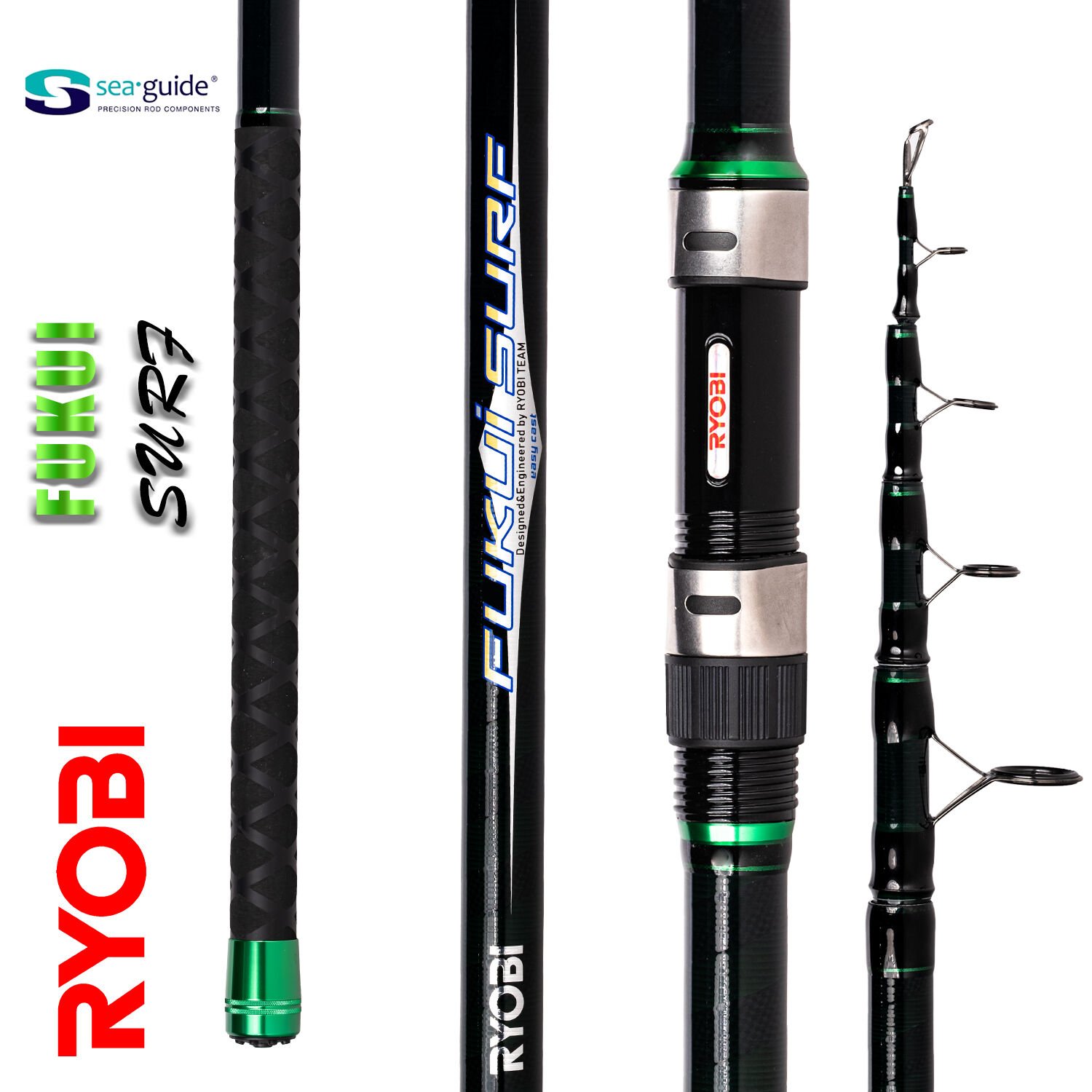 Ryobi Fukui 425 cm 100-250g Atarlı Karbon Surf Kamış