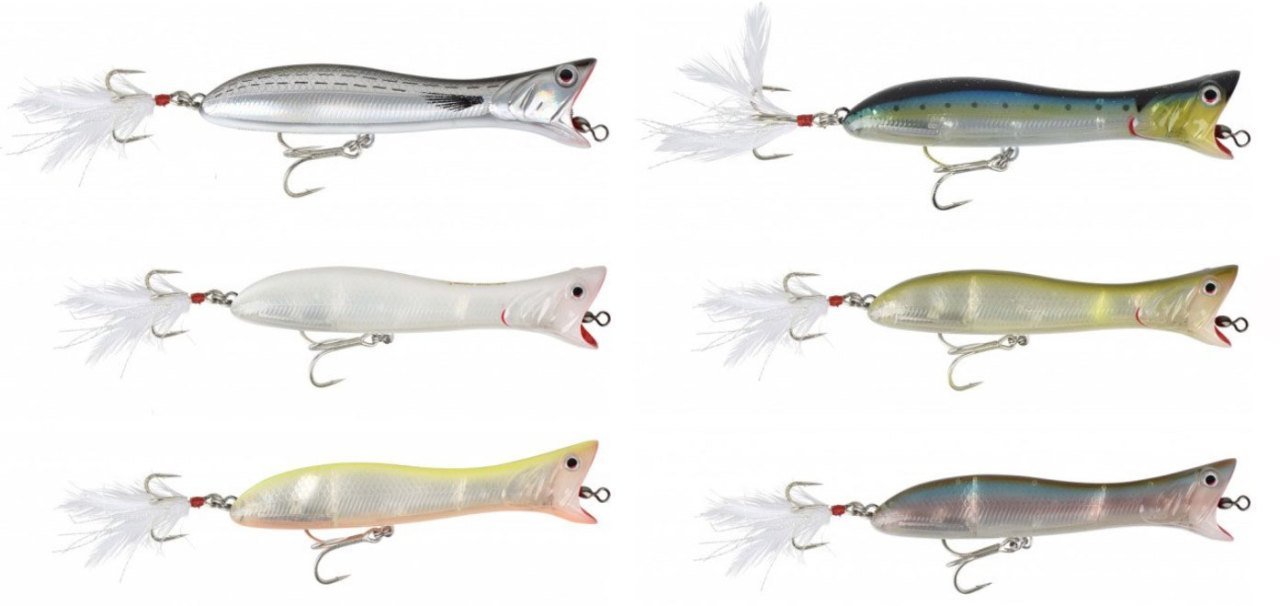 Savage gear Panıc Popper 10.5 cm 22 gr Sahte Balık 03-White Flash
