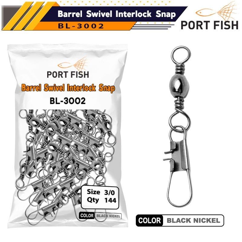Portfish BL-3002 Kilitli Klips 144 Lü 2-0