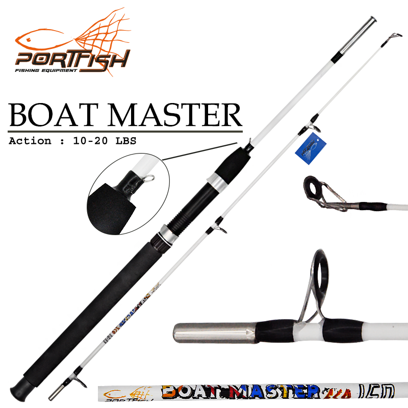 Portfish Boat Master Eco Tekne Kamışı 120 cm 10 -20 Lbs - Beyaz