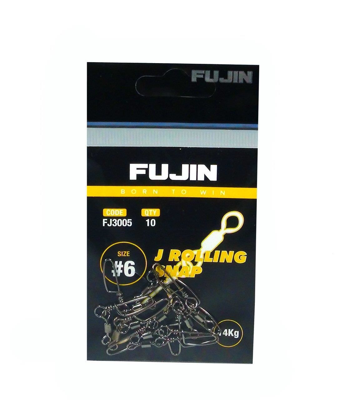 Fujin J Rolling Snap No:7 Black Nickel Bilyalı Kilitli Klips 10 Adet