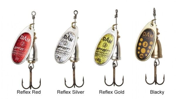 Dam Effzett Executor Spinner 3 gr #1 Kaşık Reflex Gold