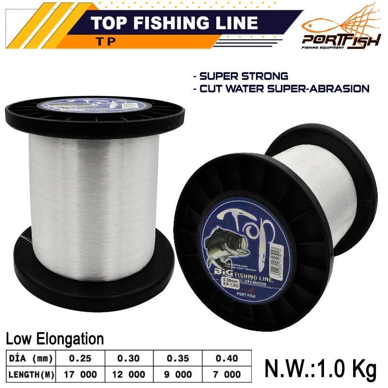 Portfish 0.25 mm Kiloluk Bobin Misina (Kaliteli)