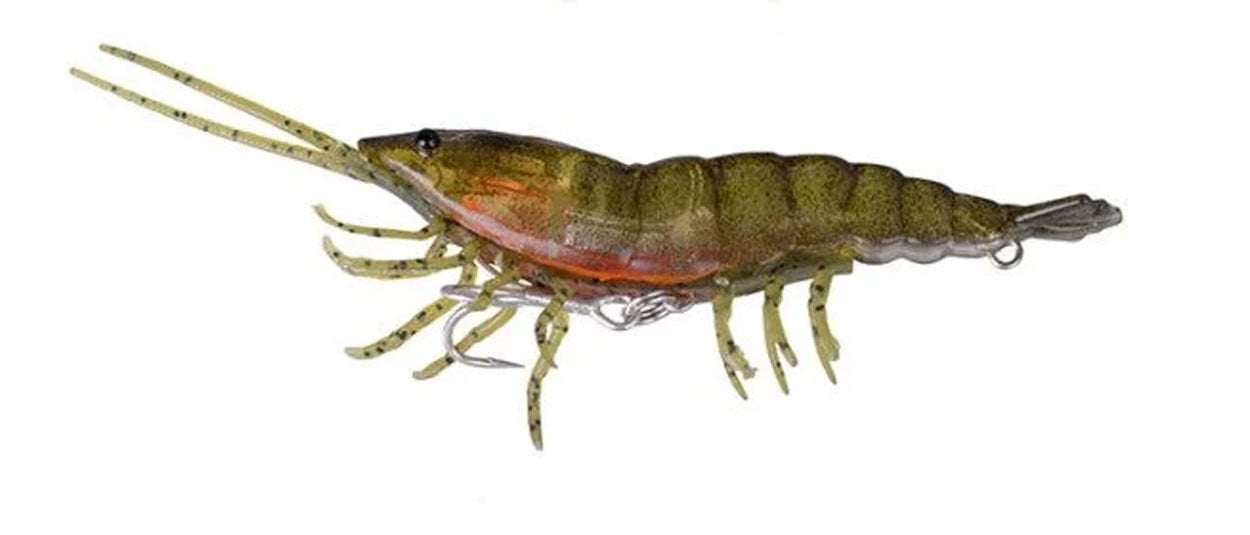Savage Gear 3D Hybrid Shrimp Olive Green Egg 10 cm 17g Silikon Karides