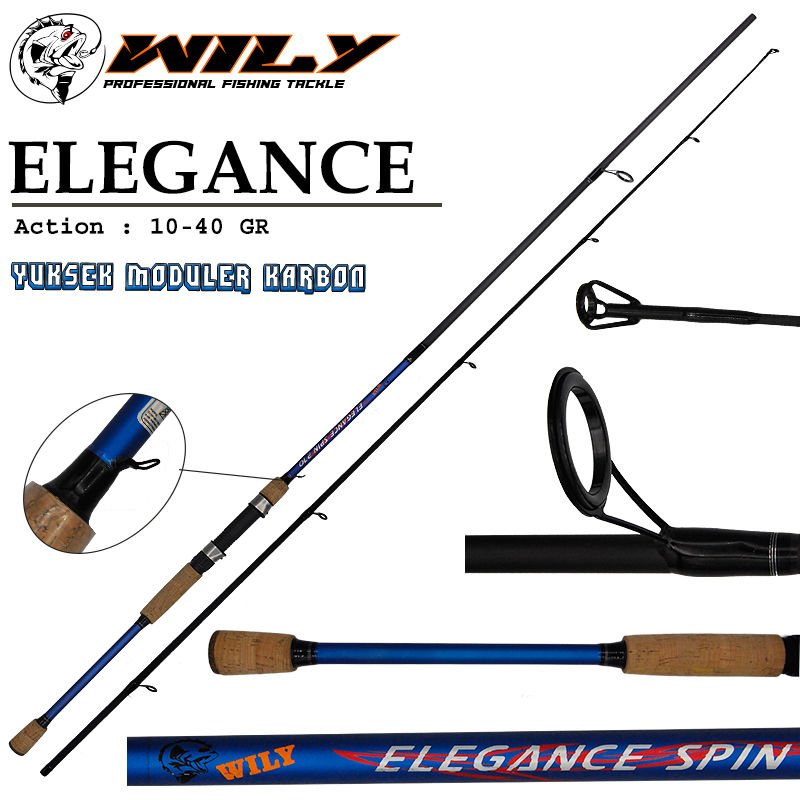 Wily Elegance 270 cm Spin Kamış 10 - 40 gr