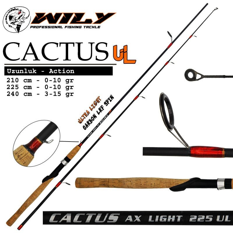 Wily Cactus 210 cm Lrf Kamış 0 - 10 gr