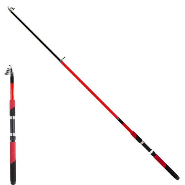 Remixon Speed 210 cm 20-60g Atarlı Kırmızı Teleskopik Olta Kamışı