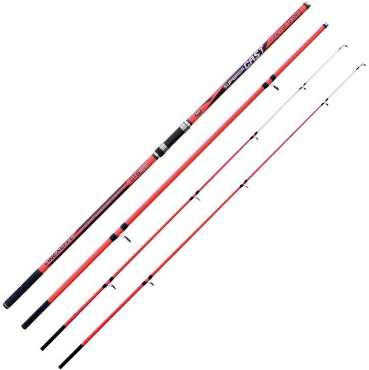 Lineaeffe 2290642 Superior Cast Hybrid+Tubular 420cm 3 Parça Surf Kamış UP TO 200gr Atar