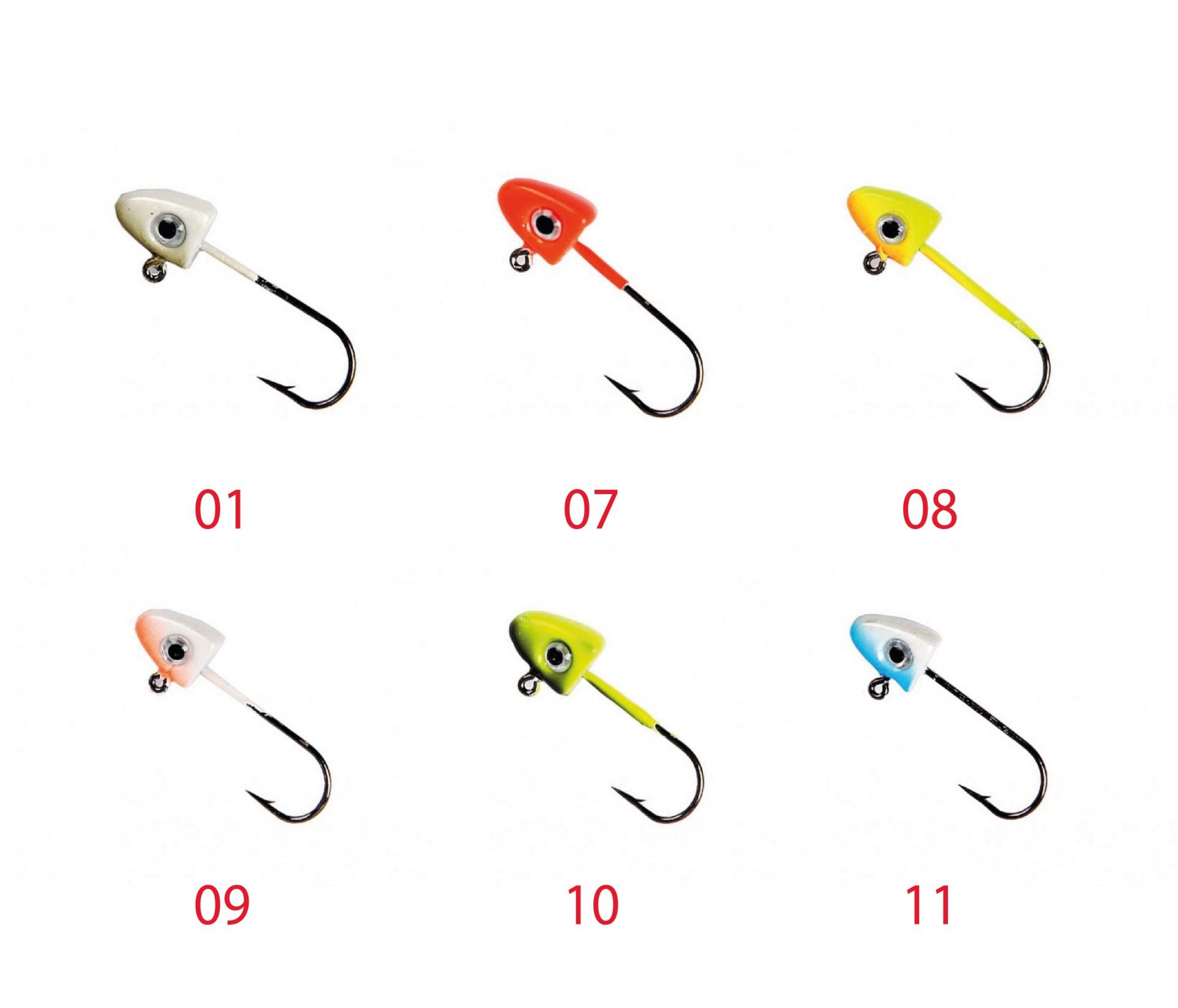 Mutant 6421 Master Trigon 1.7gr LRF Jig Head 5'li Paket 11