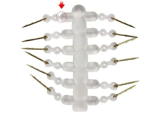 Captain 7649 Boili Yem Takma Aparatı 12'li Set