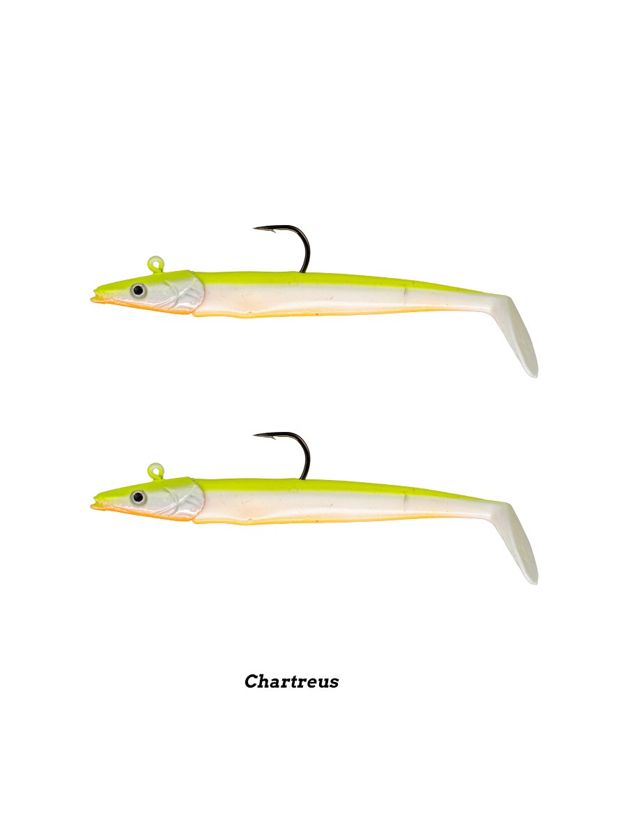 Fujin Zand Eel 11cm 7gr-14gr Double Body+Head Silikon Balık Chartreus