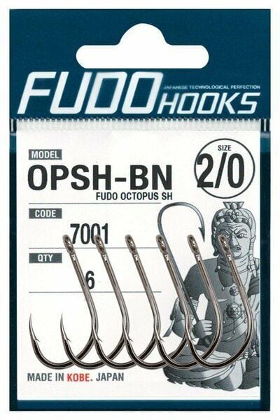 FUDO 7001 Octopus SH No:6-0 Black Nikel İğne 3 Adet