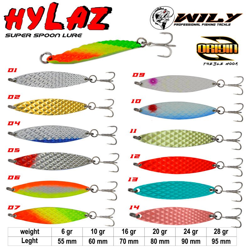Wily Hylaz Kaşık 10 gr 60 mm - Hologramlı