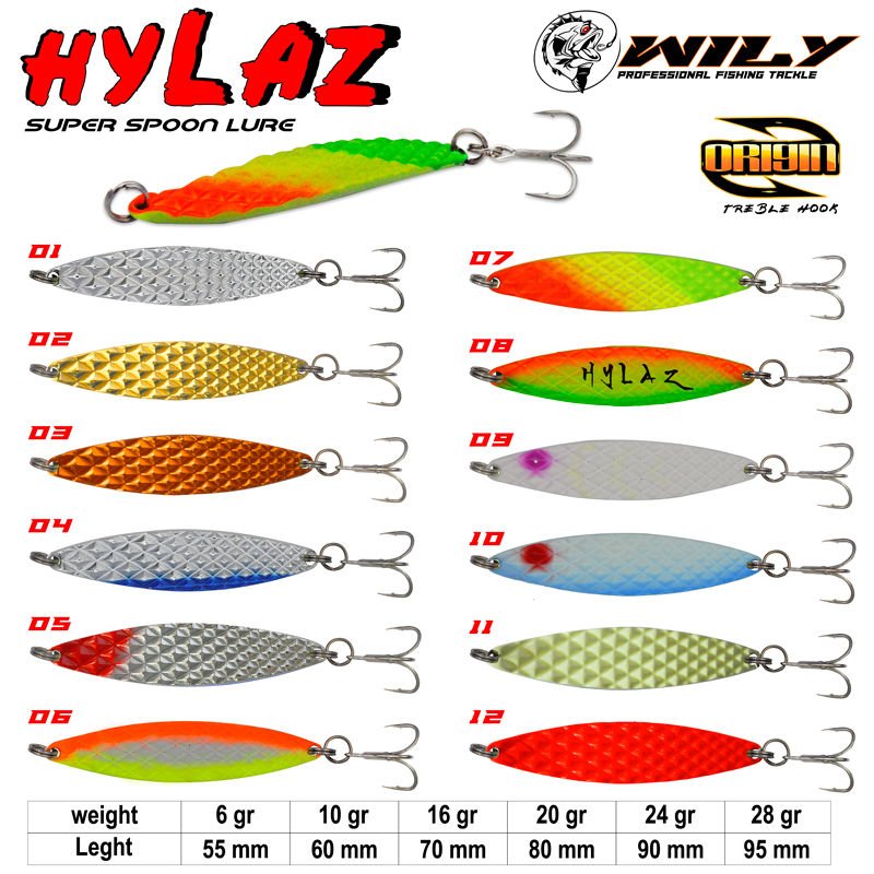Wily Hylaz Kaşık 20 gr 80 mm - Hologramlı