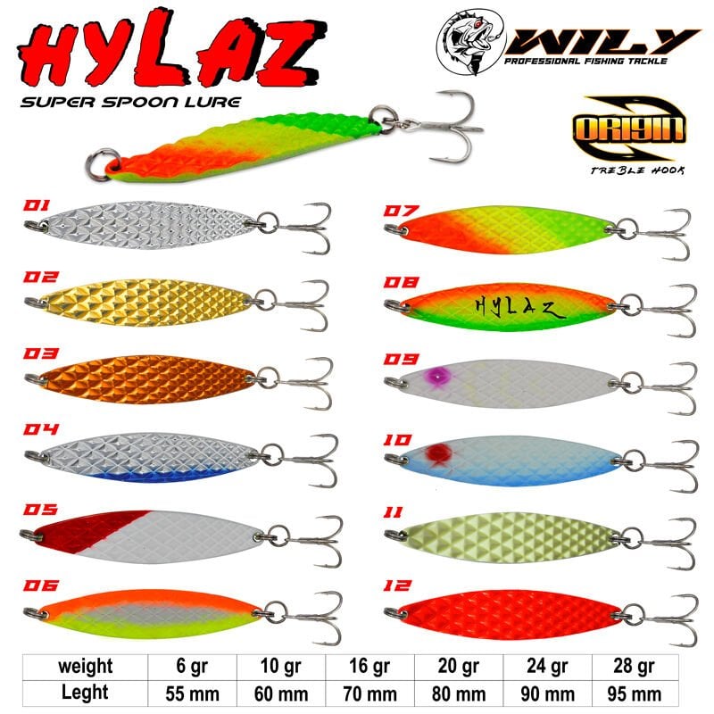 Wily Hylaz Kaşık 20 gr 80 mm - Hologramlı
