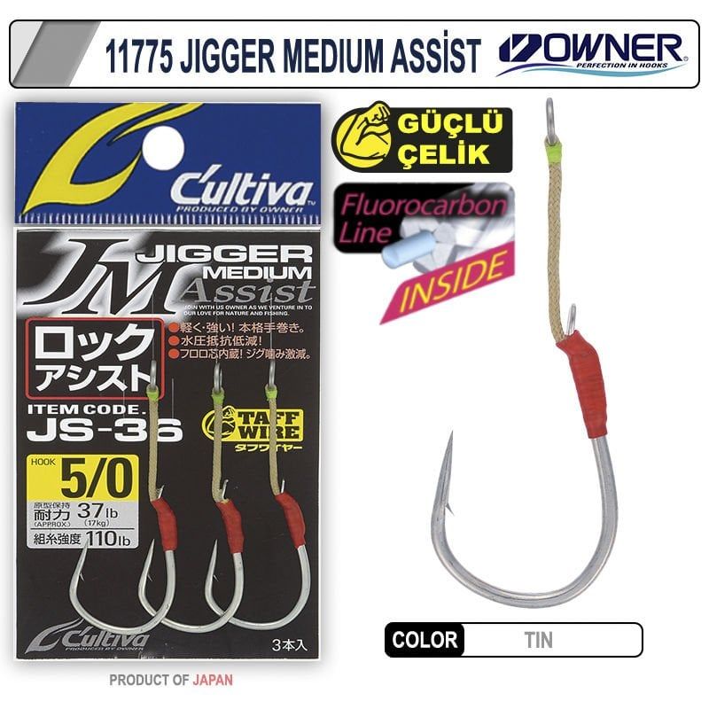 Cultiva 11775 Jigger Medium No:2-0 Assist İğne 4 Adet