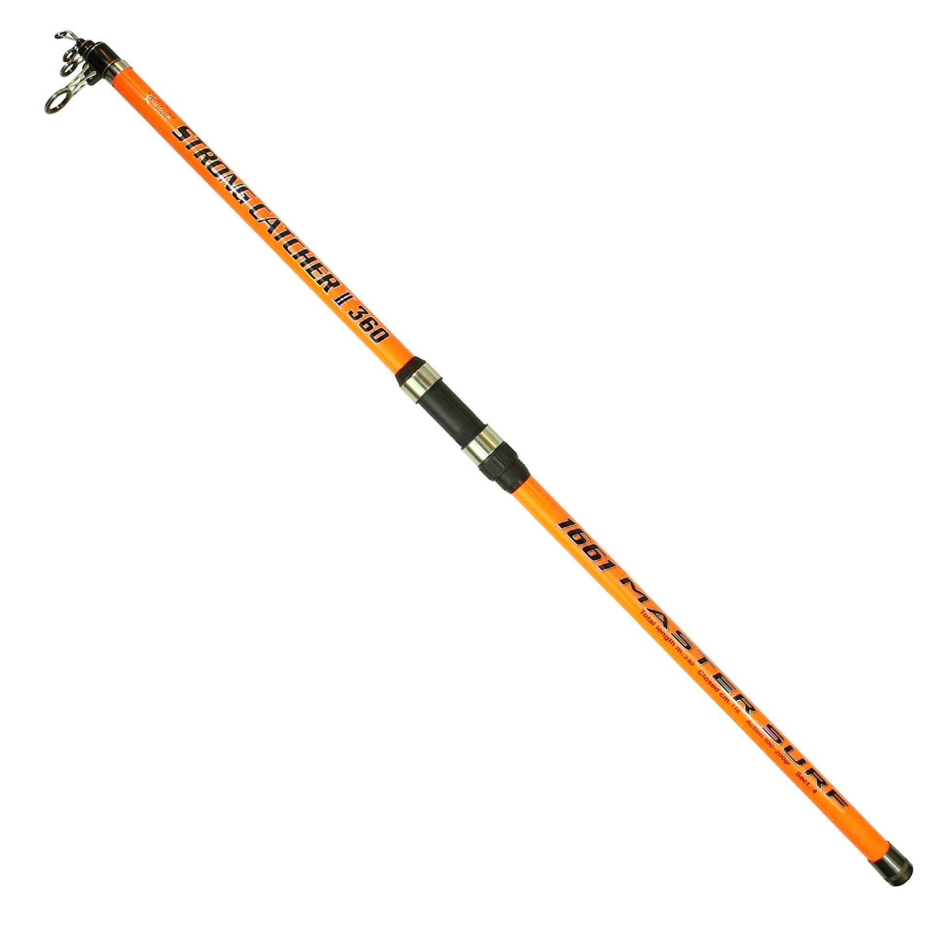 Captain 1661 Strong Catcher 390 cm Tele Surf Kamış 100-200gr Atar