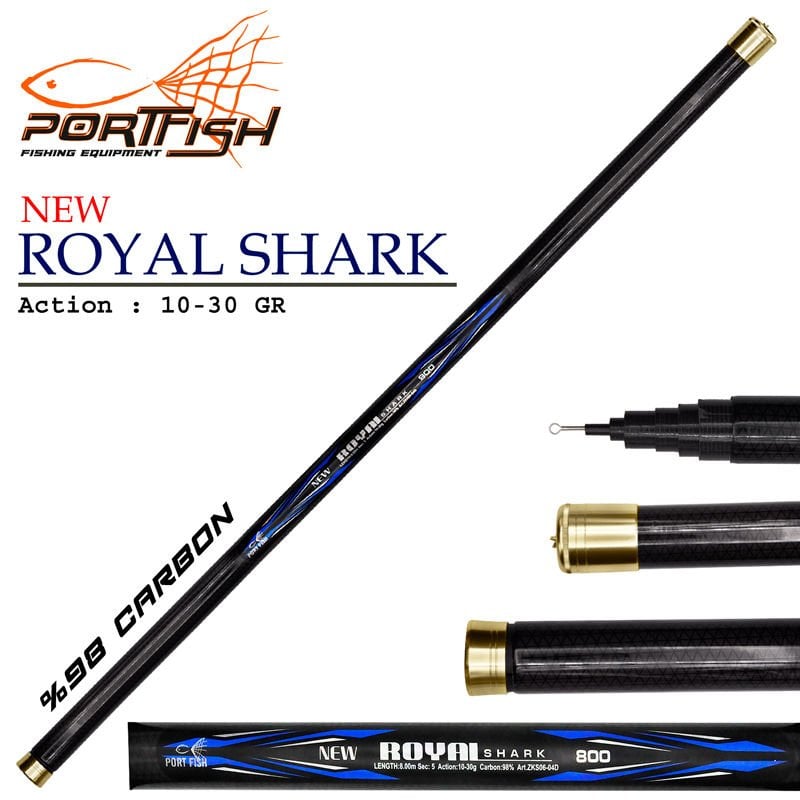 Portfish New Royal Carbon Göl Kamışı 500 cm 10-30 gr