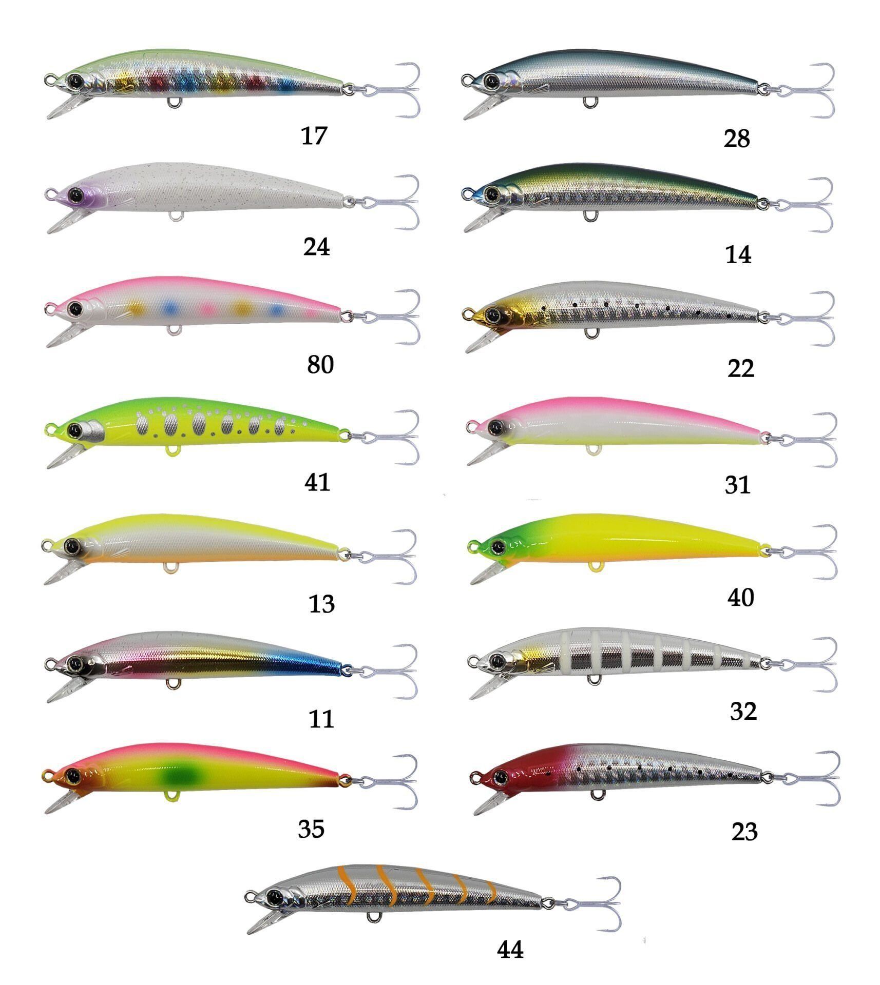 Power Line Minnow 02 80F Sahte Balık Renk:13