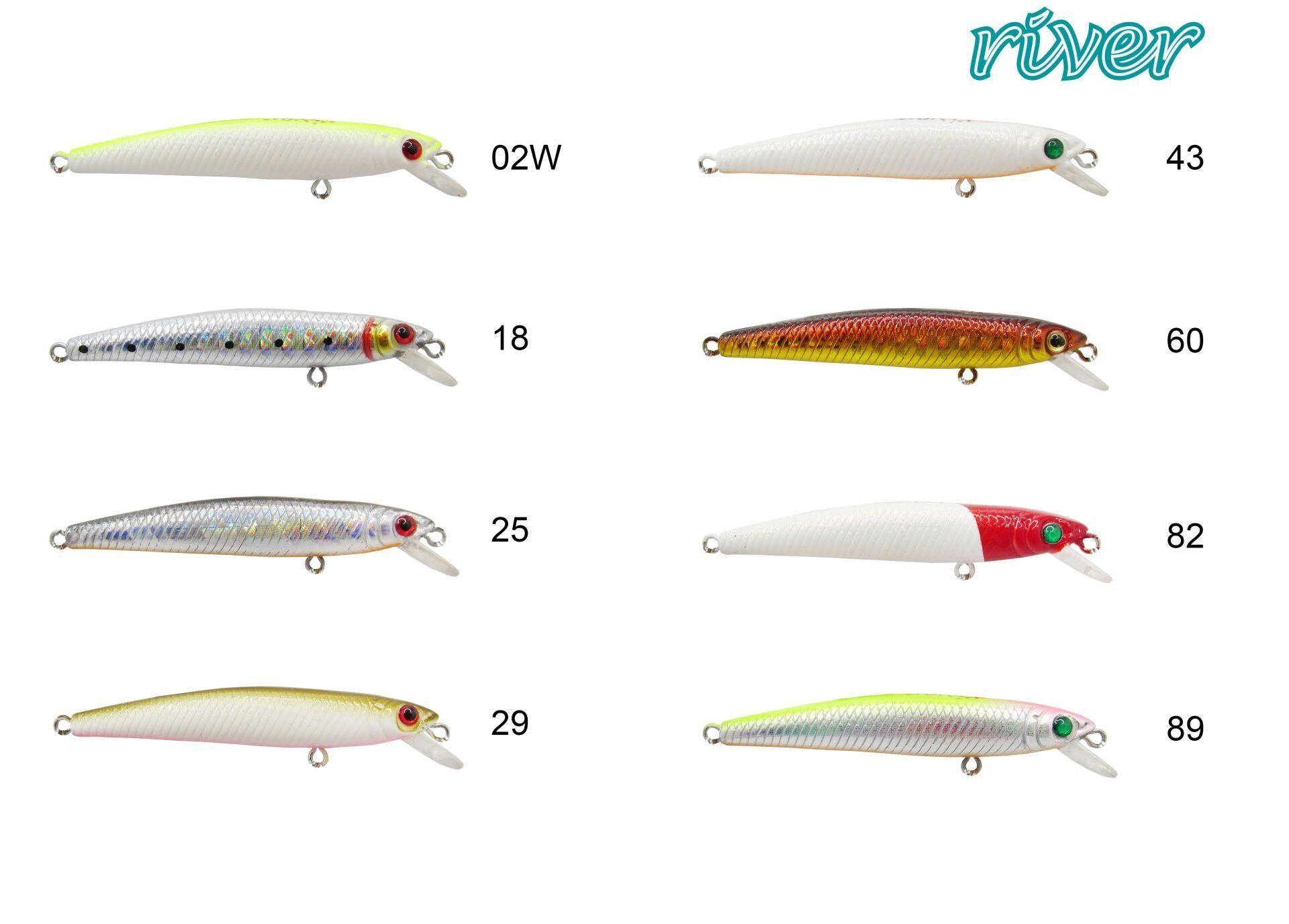 River Tiny Giant 55F 5.5CM 2.7G Maket Balık 02W