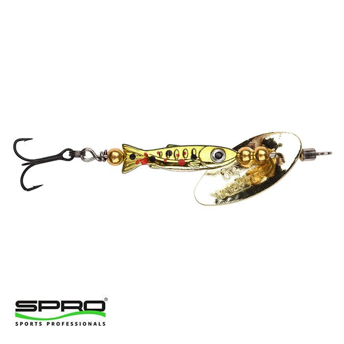 SPRO Larva Inline Spin 5,5CM 5,0G Brown Trout
