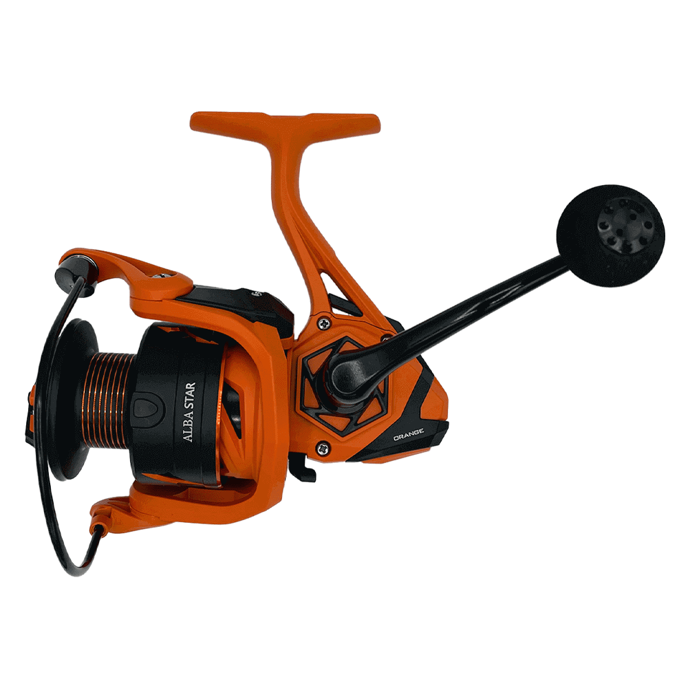 Albastar Barom 6000 7+1 Bilyalı 5.2:1 Devirli Orange Olta Makinesi