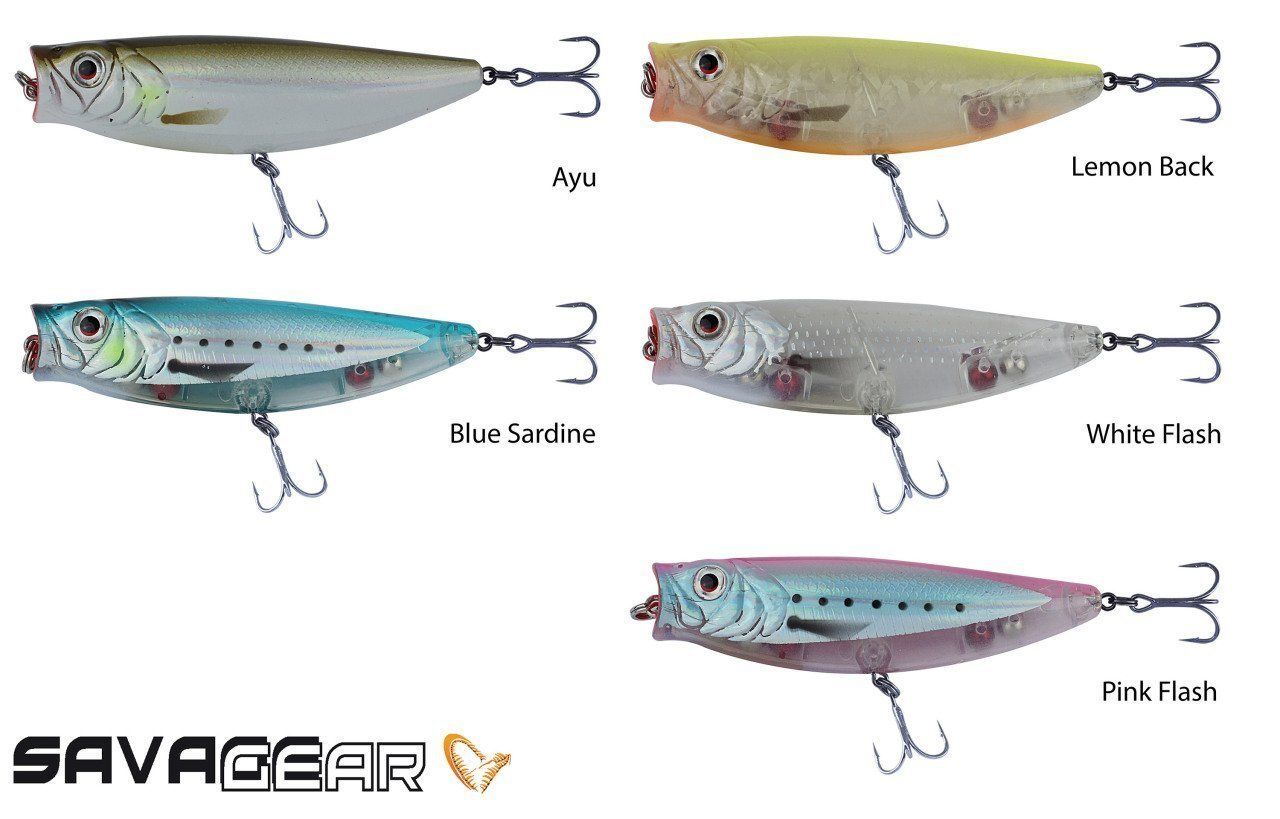 Savage gear 3D Minnow Pop Walker55 5,5cm 5g Sahte Balık 03-White Flash
