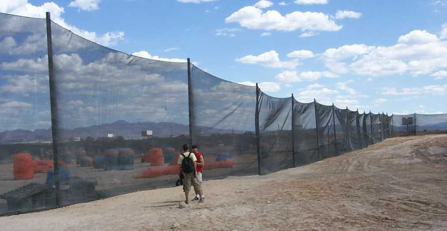 Paint Ball Çevre Filesi 1cmx1cm Göz Aralığı