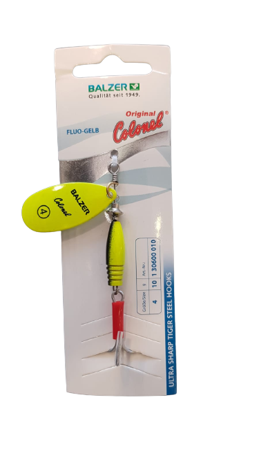 Balzer 13060 Colonel Classic Fluo Uzun Gövde Alabalık Kaşığı