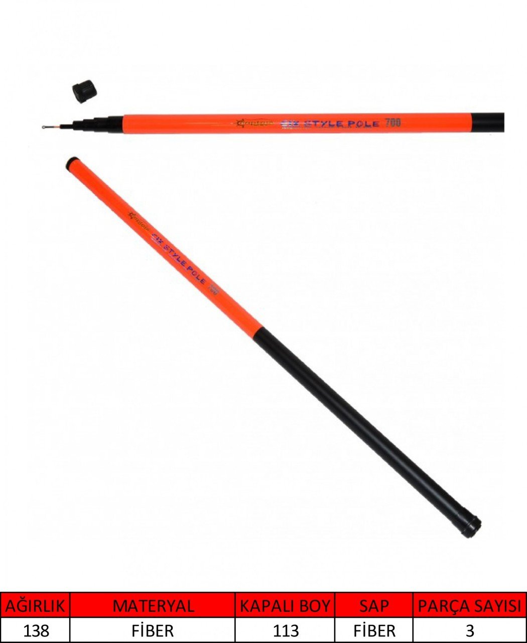 Captain 1055 Steady Pole Göl Kamışı