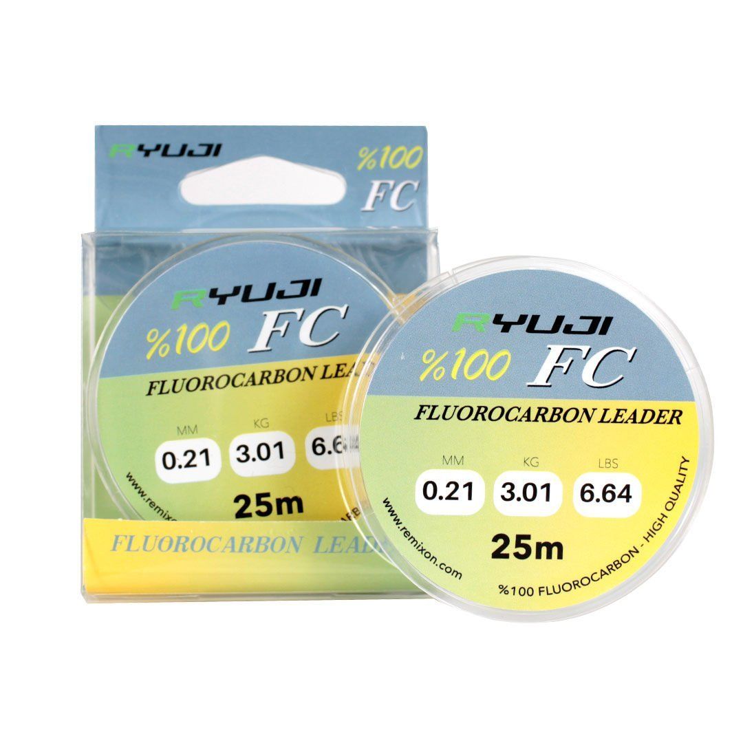 Ryuji 0.23 mm 25m Fluoro Carbon Leader Misina 3.97kg Çeker