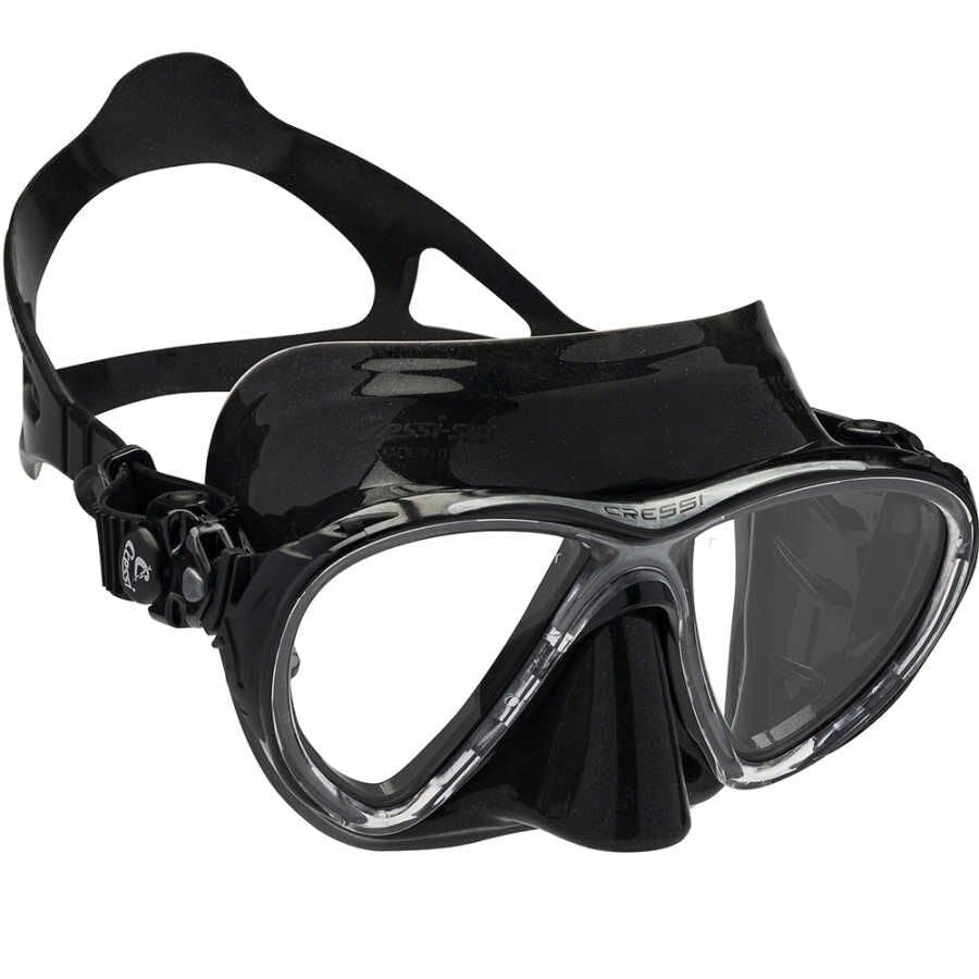 Cressi Big Eyes Evolution Black Yetişkin Dalış Maskesi