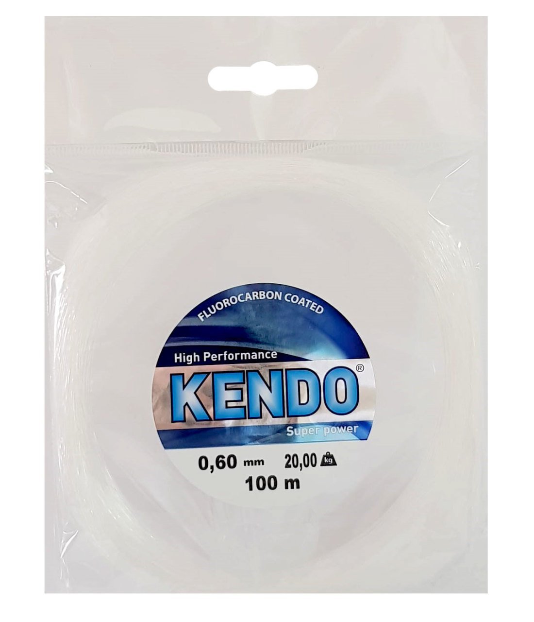 Kendo Premium 100 mt Beyaz Poşet Misina 0,100 mm