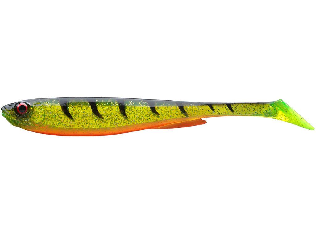 Prorex Slim Shady 7.5 cm Silikon Balık Ghost Fire Tiger 1 Adet