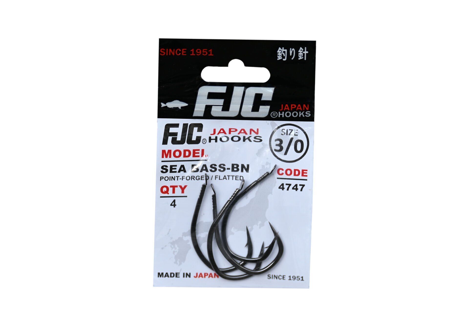 FJC4747 SEA BASS BLACK NIKEL