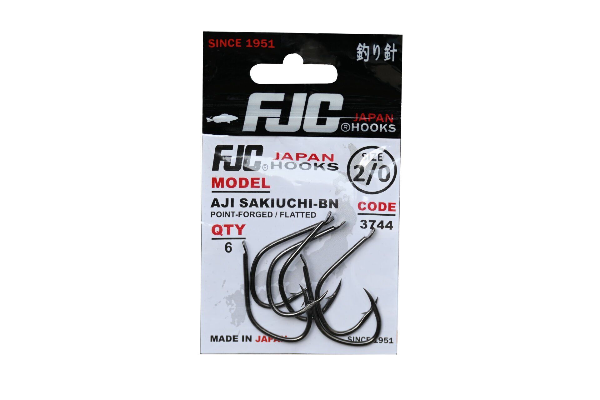 FJC3744 AJI SAKIUCHI BLACK NIKEL