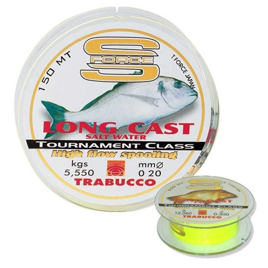 Trabucco S-Force Long Cast 0.45 mm 150m Monoflament Misina 27.5kg Çeker