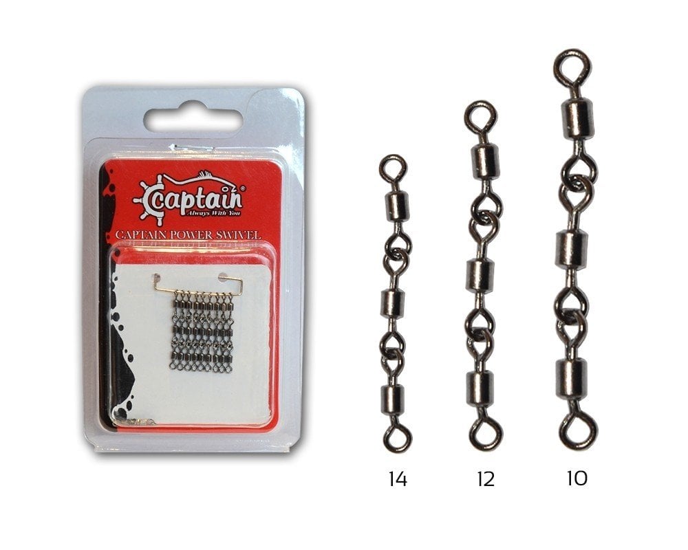 Captain 5110 3 Zincir Rulmanlı Fırdöndü 6'lı Paket Black Nikel