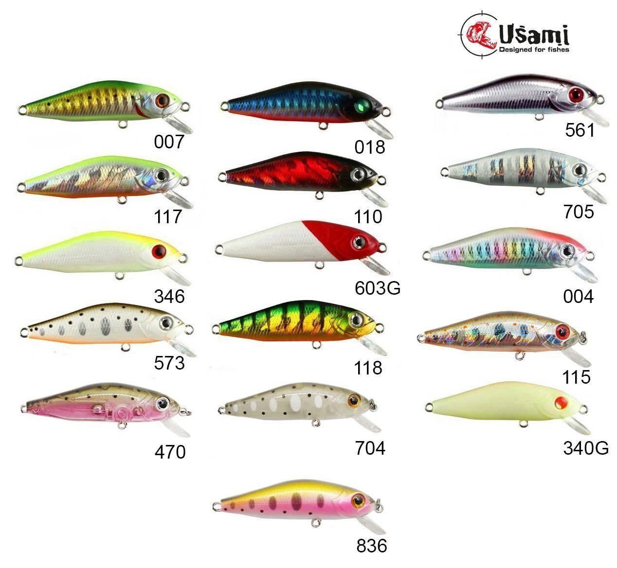 Usami Minn Shad 58F-SR 4.6 G Maket Balık 115