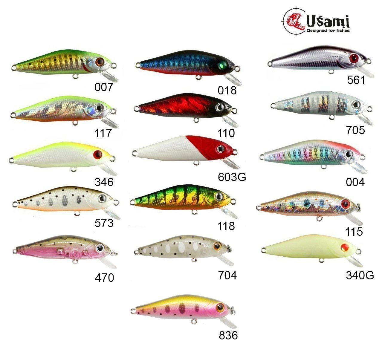 Usami Minn Shad 58F-SR 4.6 G Maket Balık 403
