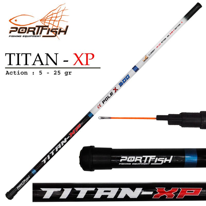 Portfish Titan-Xp Göl Kamışı 400 cm 5-25 gr