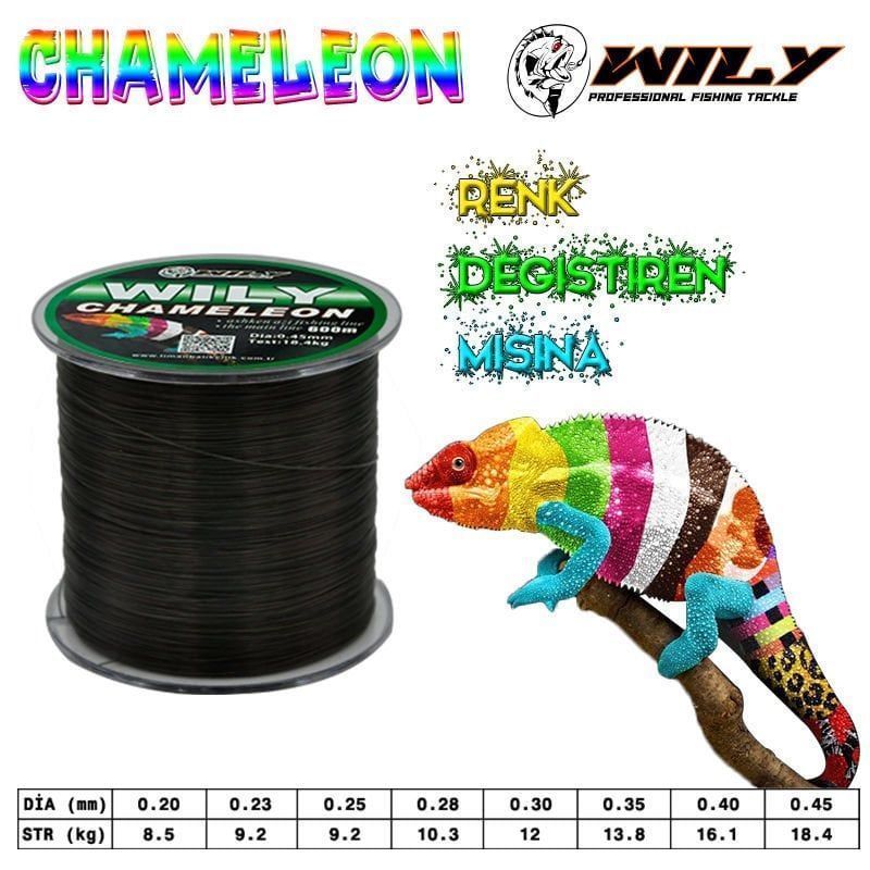 Wily Chameleon Misina 600 mt 0,35 mm