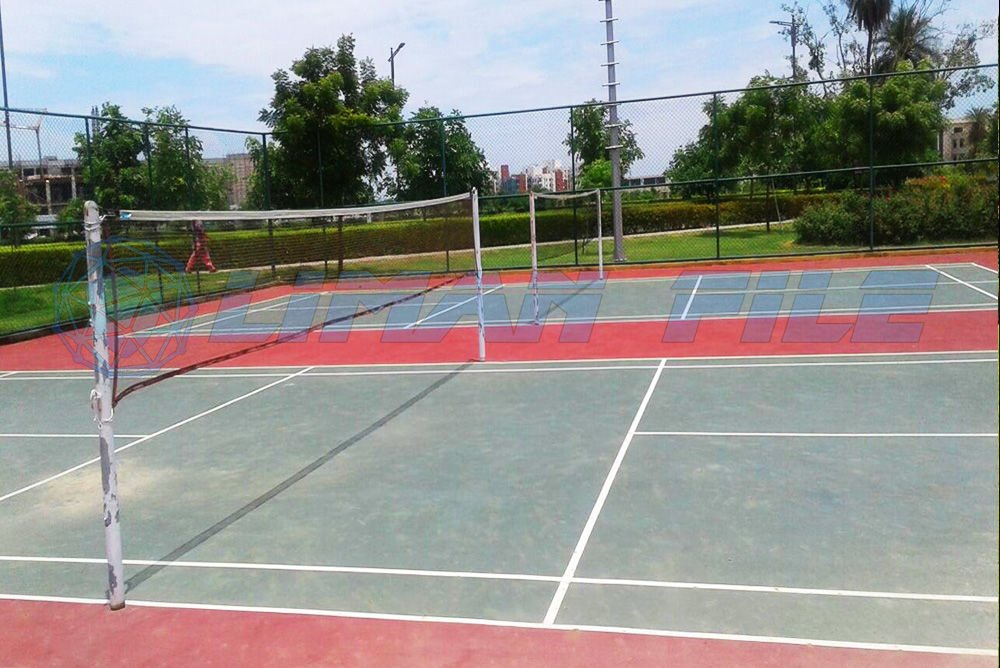 Badminton Çevre Filesi 1.5 mm İplik Kalınlığı 2x2 cm Göz Genişliği Beyaz Renk