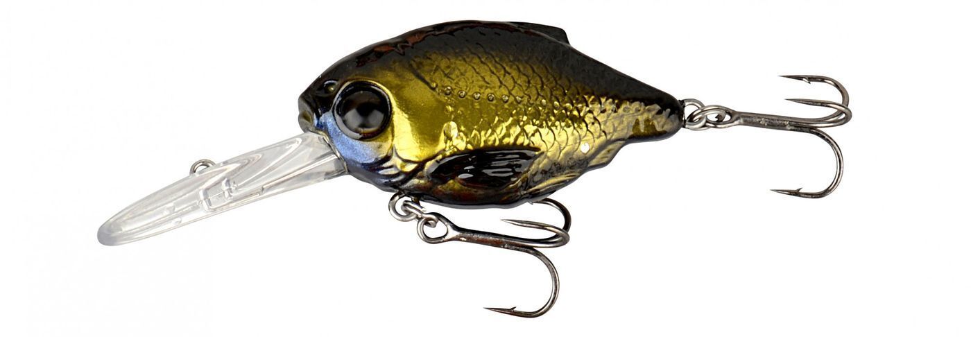 Savage Gear 3D Crucian Crank SF Black 6.4 cm 23g Derin Dalan Maket Balık 1.4-2.0m Yüzme Derinliği