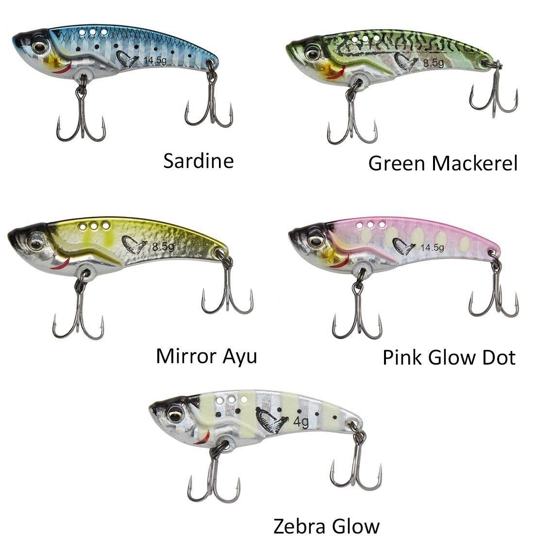Savage Gear Vib Blade 3.5 cm 4 gr Sahte Balık Zebra Glow