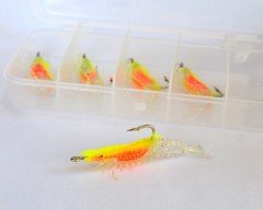 Captain 3062 Silikon Karides 5.5cm Suni Yem 5'li Kutu