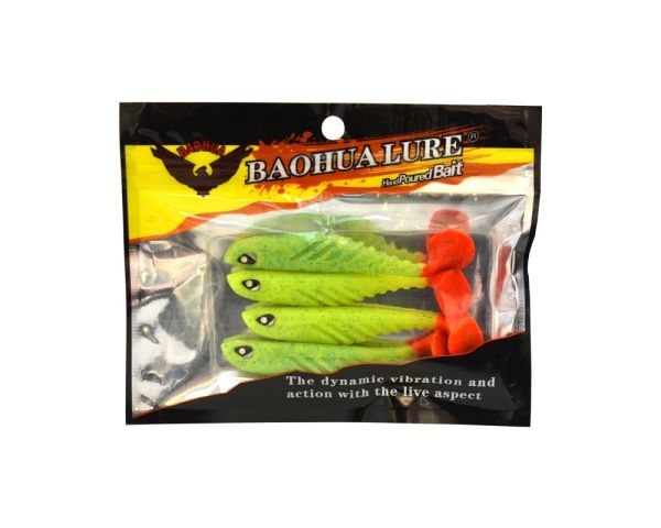 Captain 3557 Viper Soft 8.5cm Levrek Silikonu 4'lü Paket Silikon Yem 1
