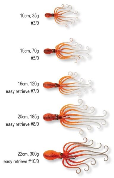 Savage gear Octobus 185g 20cm Sahte Balık Brown Glow