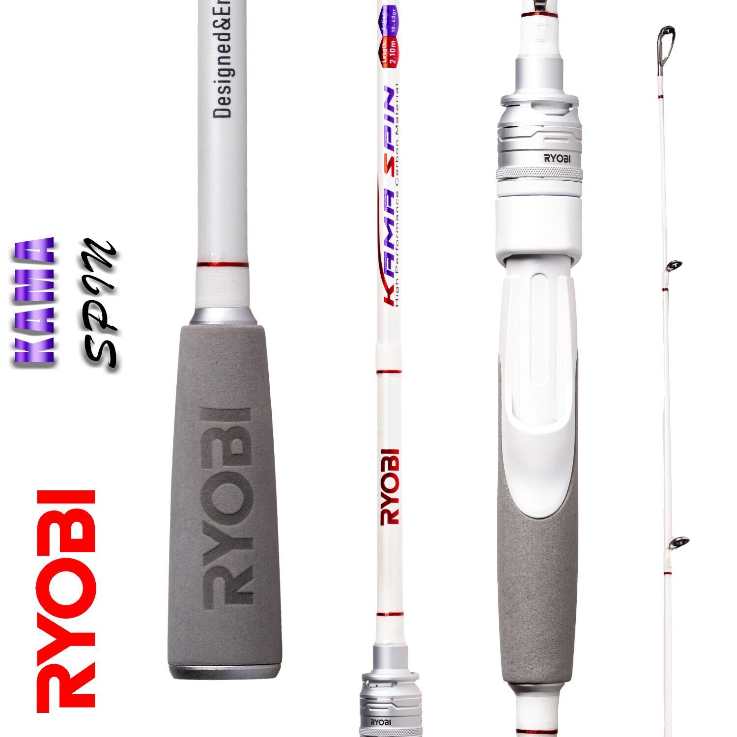 Ryobi Kama 270 cm 10-40g Atarlı Kompozit Spin Kamış