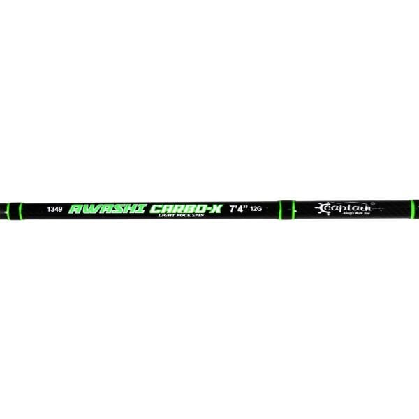 Captain 1349 Awashi Carbo-X 225cm 2 Parça LRF Kamışı 1-12gr Atar
